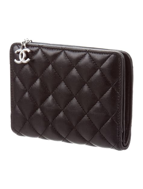 chanel quilted wallet|chanel quilted wallet price.